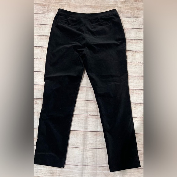 J. Jill black velour pants size 14 - Picture 5 of 7